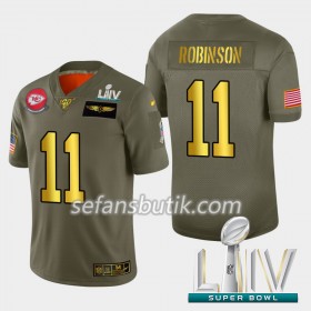 Kansas City Chiefs Tröjor Demarcus Robinson 11 Nike 2019 Salute to Service 2020 Super Bowl LIV - Herr
